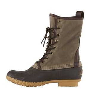 LL Bean Signature Waxed-Canvas Maine Hunting Boot